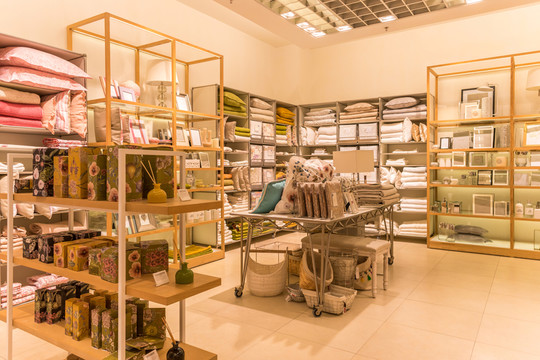 超市内景,家居用品店